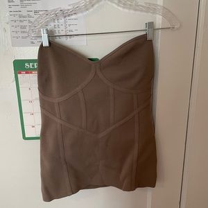 ZARA knit bustier top